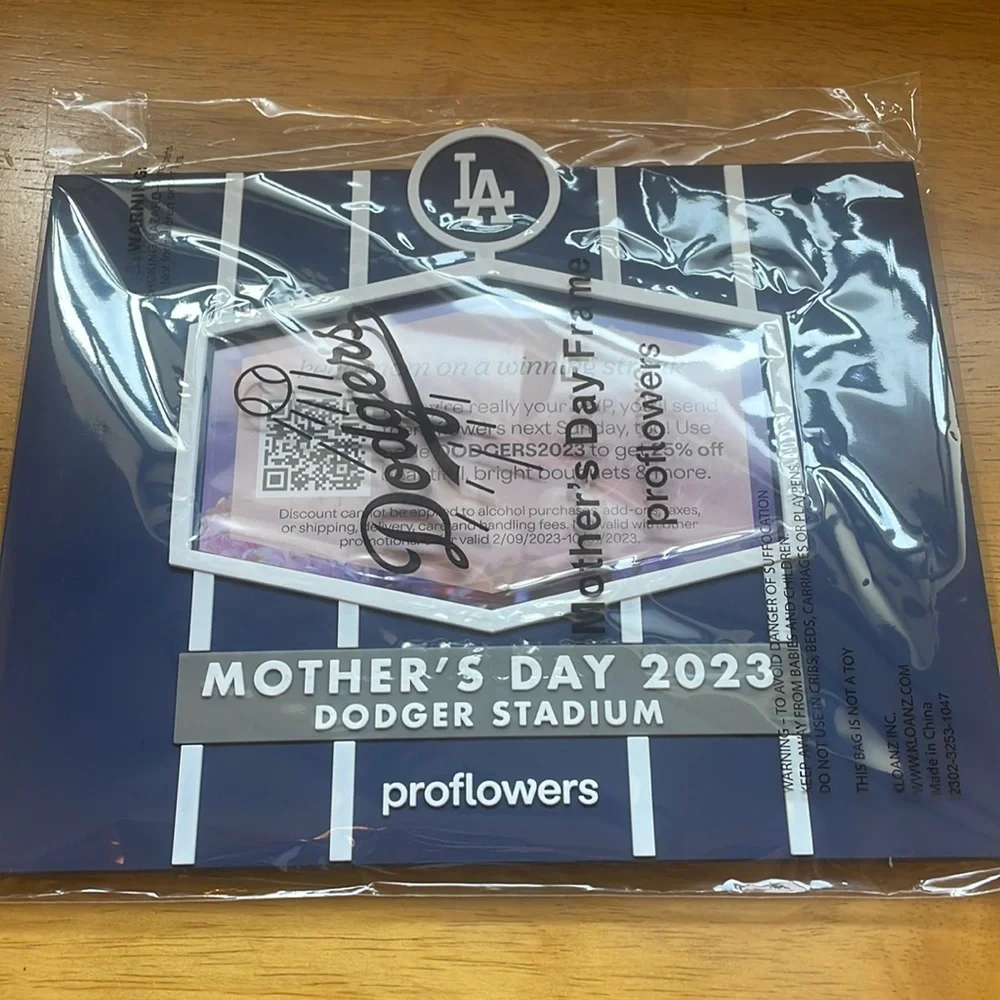🧨Los Angeles Dodgers Mother’s Day  Picture Frame NWT Stadium Giveaway